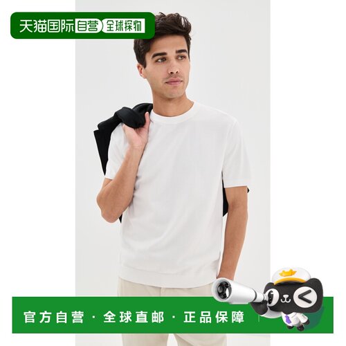 1h可退 香港直邮THEORY 希尔瑞 男士 Bilen Soris 浅针织T恤