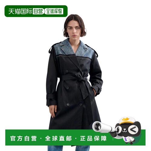 欧洲直邮DESIGUAL 女士风衣 26WWEW222000 AW2026 黑色 CHAQ_HYBR