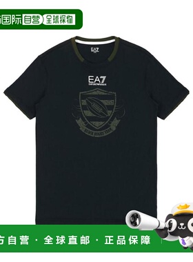 香港直邮EA7 Emporio Armani 徽标圆领T恤 2738225P217短袖阿玛尼
