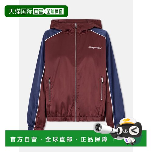 香港直邮SPORTY & RICH 女士 Logo刺绣紧身夹克 JA07675326RE4041