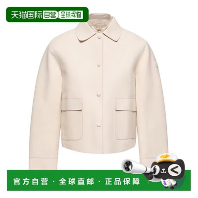 香港直邮Moncler Haricot 三合一皮革羽绒衬衫夹克 L10931A00146M