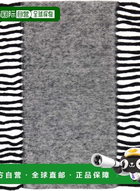 香港直邮Burberry 巴宝莉 女士 灰色 Alpaca Wool Blend Happy 围