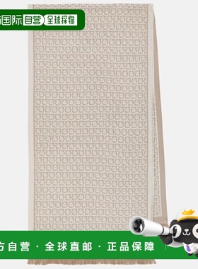 香港直邮Salvatore Ferragamo 菲拉格慕 女士 环扣羊毛围巾 00097