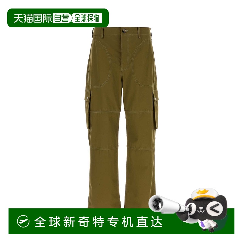 1h可退 香港直邮LOEWE 罗意威 男士 卡其色棉质工装裤 H526Y04WHC