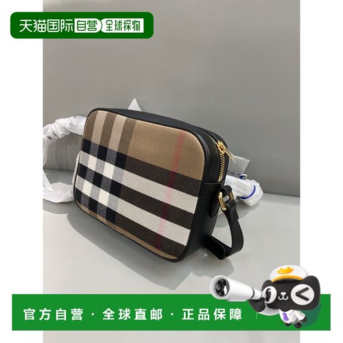 香港直邮Burberry 格纹相机包 81140741斜挎包单【付后1h可退】