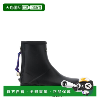 香港直邮SACAI 女士靴子 2501013S001 AW2025 黑色 'Rubber Boots