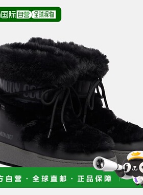 1h可退 香港直邮Moon Boot 月亮靴 女士 Ltrack 雪地靴 black黑色