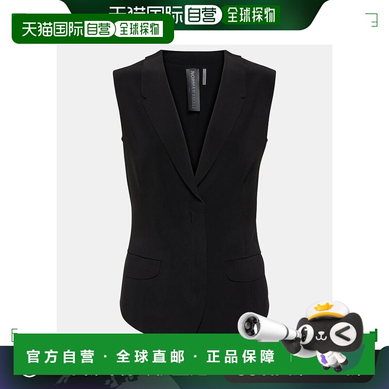 香港直邮NORMA KAMALI 诺玛 卡玛丽 女士 单排扣背心 001388
