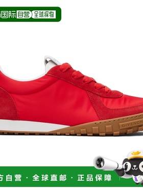 1h可退 香港直邮Givenchy 纪梵希 男士 红色 Glide Runner 运动鞋