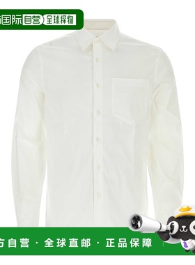 【99新未使用】香港直邮Prada 翻领长袖衬衫 UCN42513JYS221男装