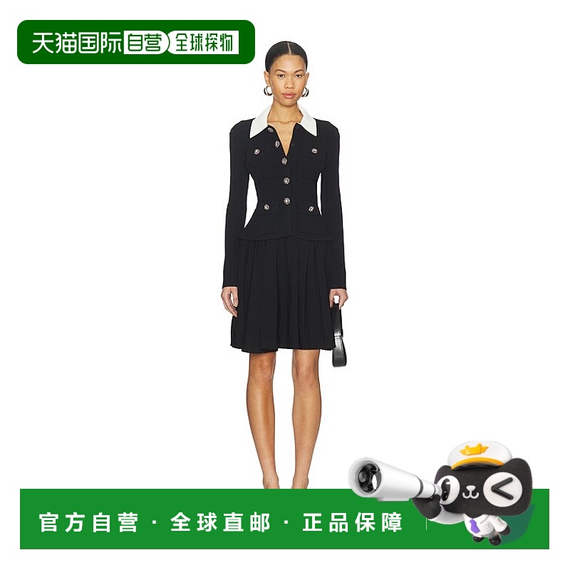 1h可退 香港直邮Self-Portrait 女士 精细剪裁针织迷你连衣裙 RS2