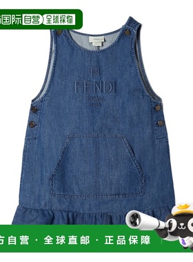 香港直邮Fendi 无袖牛仔连衣裙 JFB788ATRF