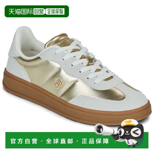 欧洲直邮Tommy Hilfiger  女鞋 低帮板鞋 春夏 金色 MU JACKIE ME
