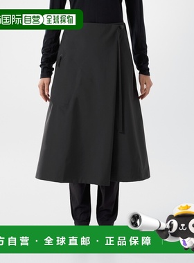 自营1h可退 欧洲直邮ARCTERYX始祖鸟 Lota女士黑色尼龙A字型半身