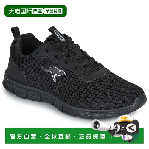 欧洲直邮Kangaroos袋鼠鞋子女低帮板鞋黑色运动鞋Alea K-RF