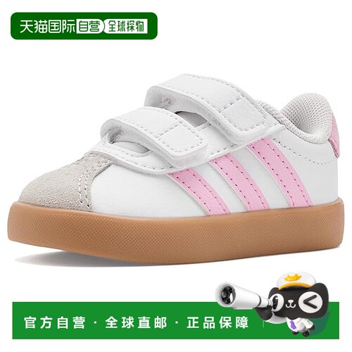 1h可退 美国直邮adidas 阿迪达斯 女童 VL 3.0 Hook & Loop 浅口(