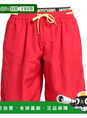 香港直邮Moschino 莫斯奇诺 男士 泳裤 red红色 舒适时尚