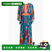 香港直邮FARM RIO 女士 1h可退 剪口印花双绉中长连衣裙 306652PI