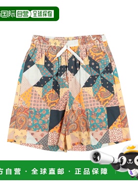 1h可退 香港直邮Etro 艾特罗 男童 短裤童装 orange橙色 舒适时尚