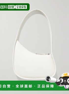 1h可退 香港直邮The Row 女士 半月形皮革肩包 W1249L52NEWIVORYP