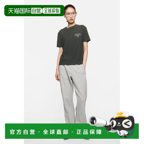 欧洲直邮ACNE STUDIOS(艾克妮) T-shirt à logo imprime effet s
