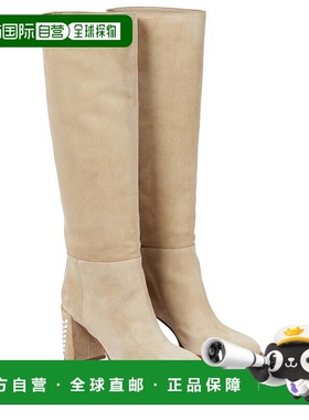 1h可退 香港直邮Gabriela Hearst 女士 Bocca 绒面革及膝靴子女靴