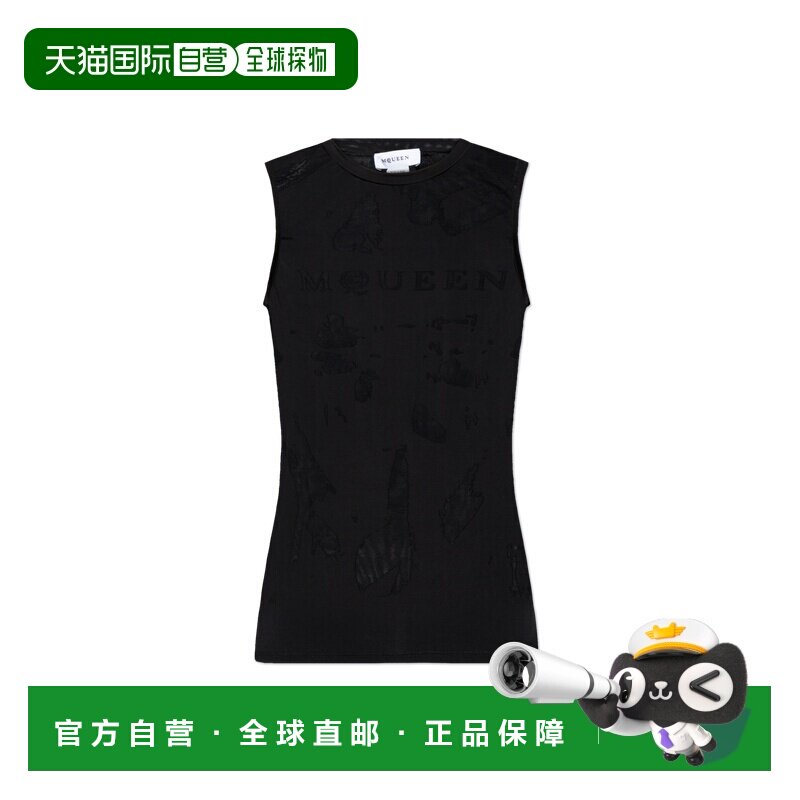 欧洲直邮ALEXANDER MCQUEEN 女士背心吊带 815574【付后1h可退】