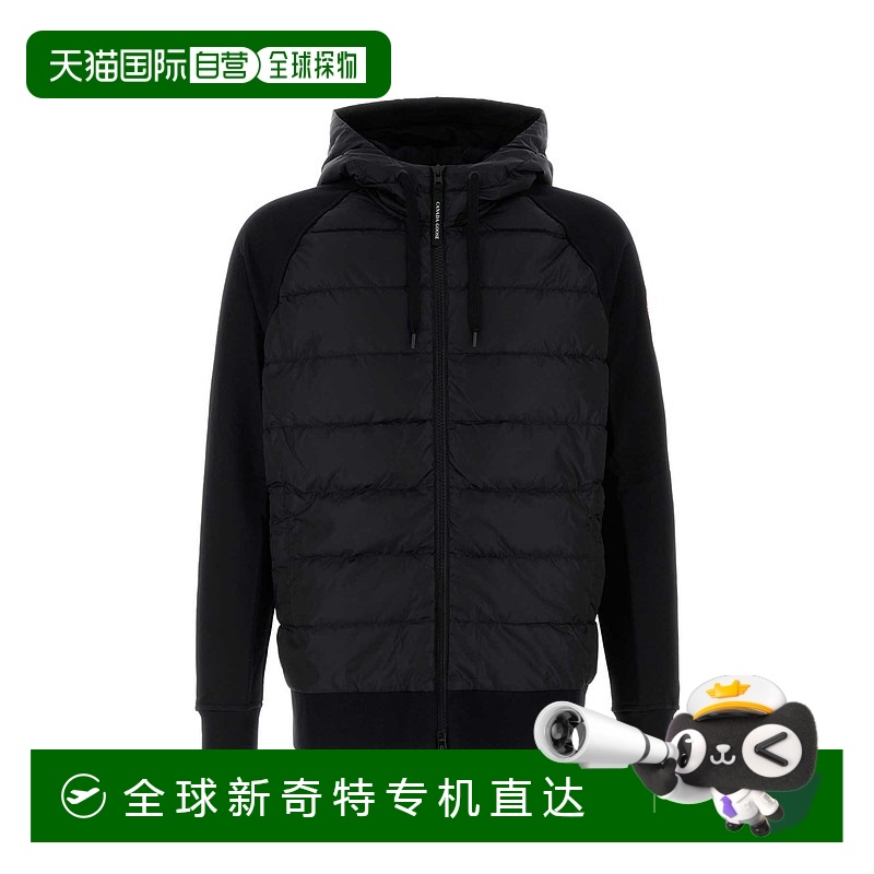 1h可退 香港直邮Canada Goose 加拿大鹅 男士 Hybridge 黑色棉质