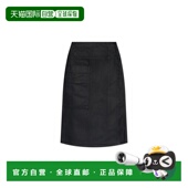 牛仔半身裙 1h可退 SK1055LD10 灰色 Apron 香港直邮Lemaire 女士
