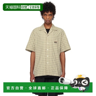 Check 驼色 Half Sleeve 25PSM202A 香港直邮Kijun 衬衫 男士