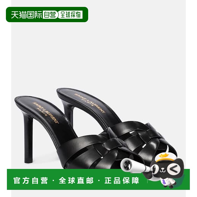 1h可退 香港直邮Saint Laurent 圣罗兰 女士 Tribute 85 皮质凉鞋
