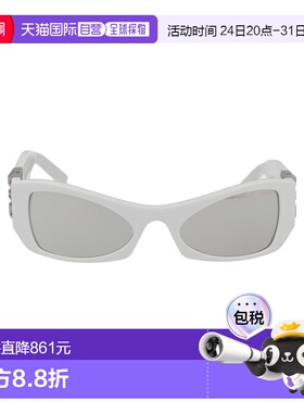 1h可退 香港直邮Givenchy 纪梵希 女士 塑胶白色太阳眼镜 GV40079