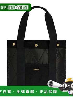 香港直邮barbour 巴伯尔 女士 Healy 標誌刺繡手提包 LBA0433LBAB