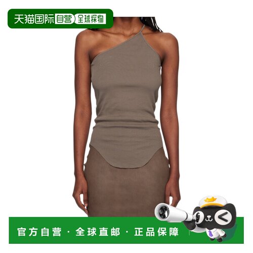 香港直邮RICK OWENS 女士背心吊带 RP01F6147RJA34 SS2026 褐色