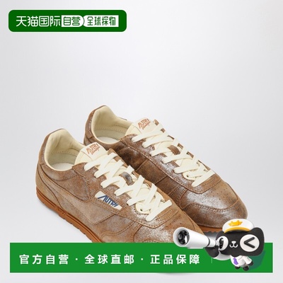 1h可退 香港直邮AUTRY 女士 Brown/metallic Windspin 运动鞋(米)