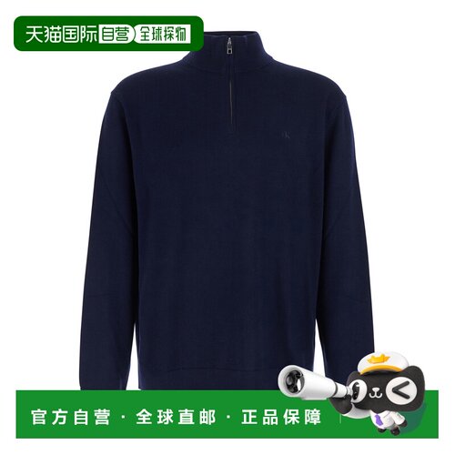 香港直邮CALVIN KLEIN 男士针织衫 LV04LD318GCEF AW2026 蓝色