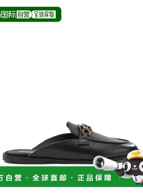 1h可退 香港直邮Pinko 品高 女士 黑色皮质乐福鞋 SD0543P001Z99B