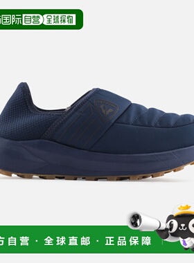 自营欧洲直邮ROSSIGNOL Chalet女士冬季海军蓝一脚蹬拖鞋