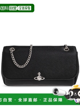 香港直邮Vivienne Westwood 翻盖单肩包 5C01000XWS0021斜挎包