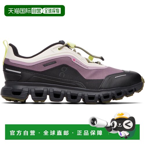 1h可退 香港直邮On 女士 紫色 & 黑色 Cloud 6 Geo Waterproof 运
