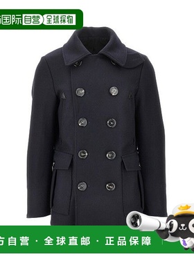 香港直邮Dsquared2 二次方 男士 長袖雙排扣大衣 S74AA0323S53003