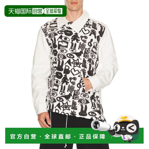 1h可退 comme des garcons 川久保玲 男士 x Filip Pagow花衬衫