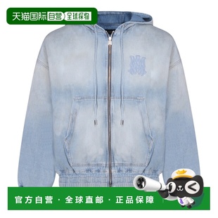 AMOUJA1037 1h可退 標誌貼片夾克 男士 blue蓝色 香港直邮AMIRI