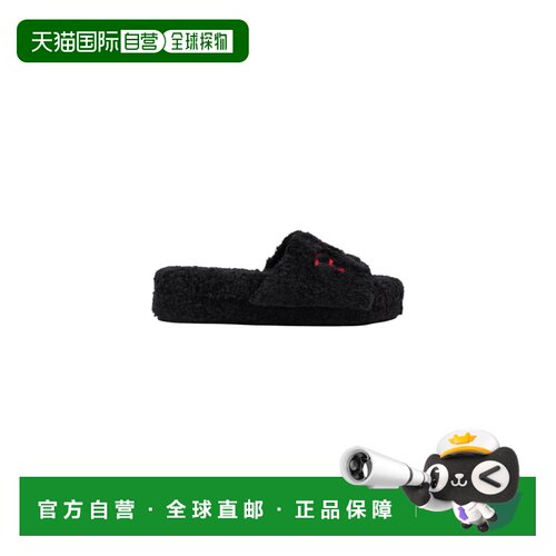 1h可退 香港直邮RALPH LAUREN 女士拖鞋 SLF6230CRLBLKBLACK AW20