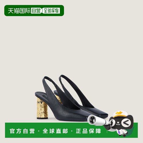 自营欧洲直邮Givenchy纪梵希 Tape女士黑色皮革细高跟浅口鞋