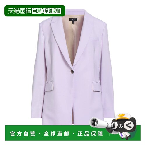 香港直邮THEORY 希尔瑞 女士 西装外套 purple紫色 舒适时尚