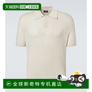 粗线针织棉质真丝Polo衫 1h可退 男士 香港直邮Dunhill 登喜路