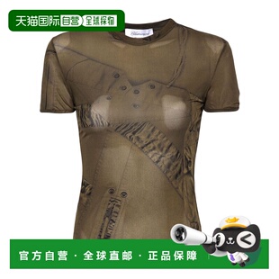 2C280A高档显瘦透气小众时尚 T恤 舒适百搭 短袖 香港直邮Blumarine