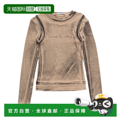 1h可退 香港直邮ACNE STUDIOS 女士T恤 AL0531AC0 CO 花色 多层印