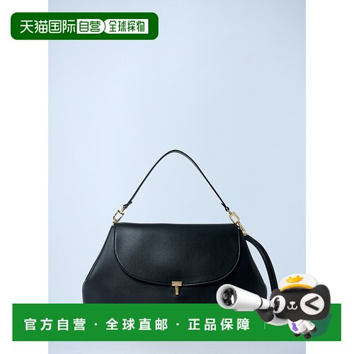 香港直邮TOTÊME 女士 T 形扣皮革斜挎包 254WAL0096LE0175